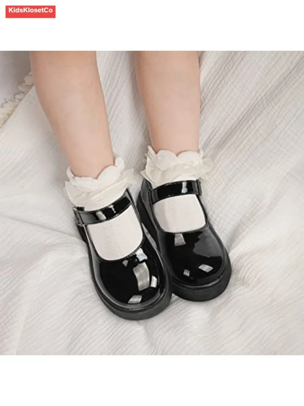 Girls Mary Jane Flats School Uniform Dress Shoes Loafers